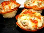 Cazuelitas Champinones gratinadas Queso Idiazabal