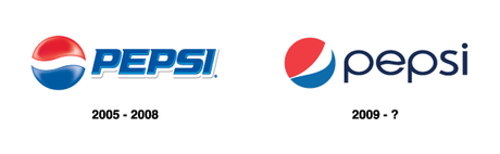 Pepsi, cuyo logo sigue las últimas tendencias, se ve obligada a cambiar de imagen cada pocos años
