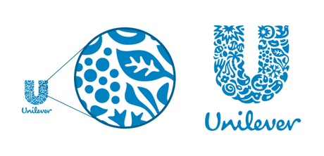 El logotipo de Unilever trata de incluir todo el universo de productos que comercializa, un grave error