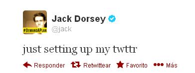 1 Twitt Jack Dorsey