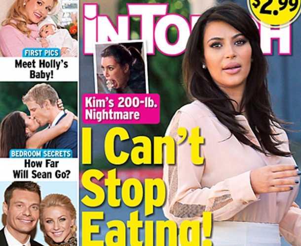 Kim Kardashian pesa ya 100 kilos, por embarazo