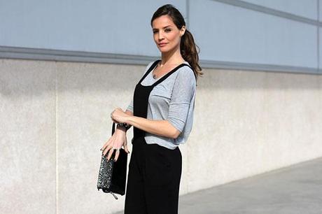 black dungarees