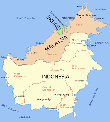 Mapa -Borneo-Friday-Pic