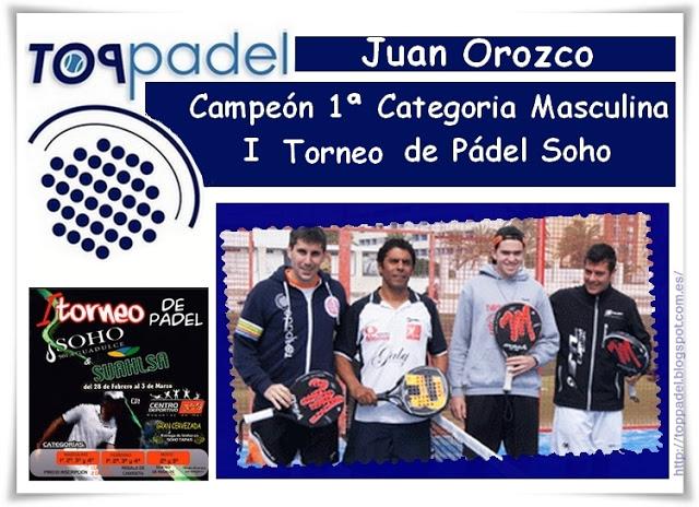 I Torneo de pádel SOHO, del 28 de Febrero al 3 de Marzo 2013.