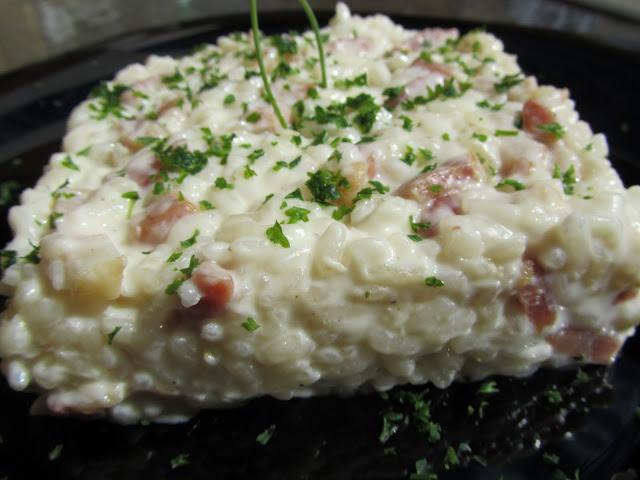 Risotto a la carbonara
