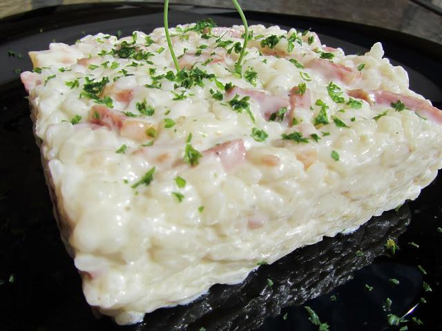 Risotto a la carbonara