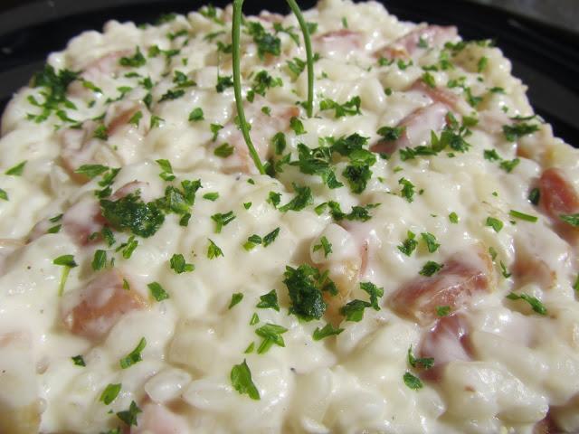Risotto a la carbonara