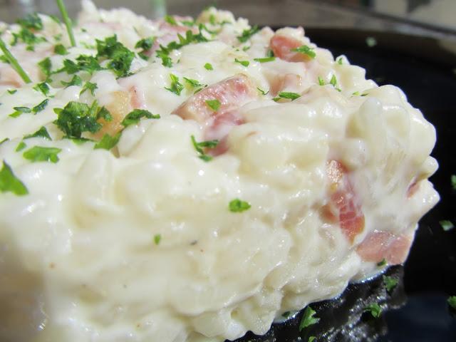 Risotto a la carbonara