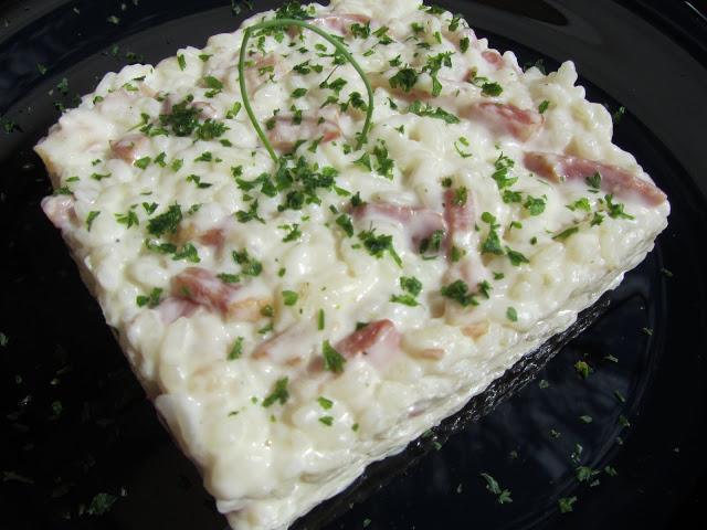 Risotto a la carbonara