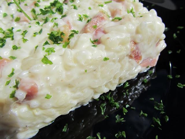 Risotto a la carbonara