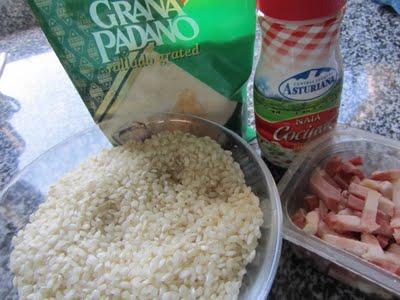 Risotto a la carbonara