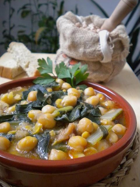 Potaje de acelgas con garbanzos