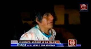 Suegra da golpiza a yerno por haber maltratado a su hija (VIDEO)