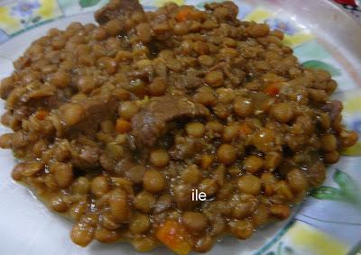 Guiso de lentejas sin tomate