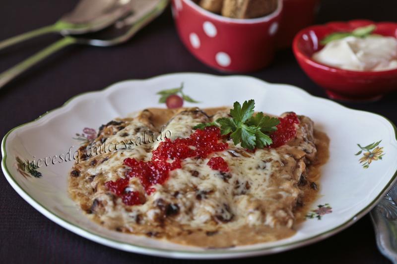 ESPARRAGOS RELLENOS DE ORICIOS