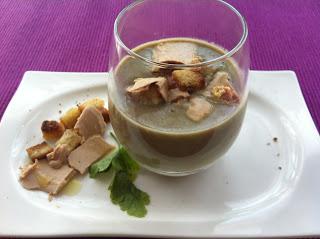 Crema De Lentejas Con Virutas De Foie