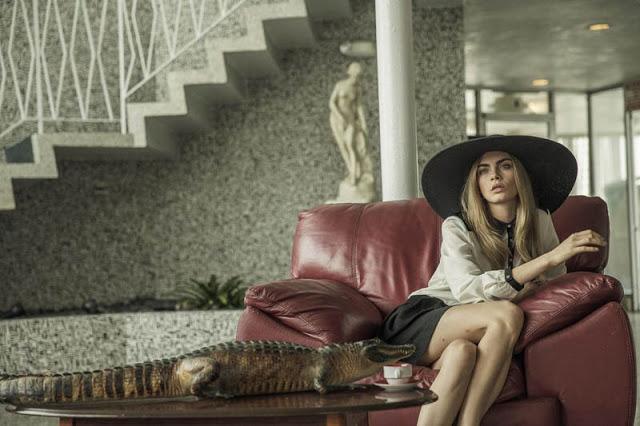 Cara Delevigne para Reserved Campaña Primavera 2013.