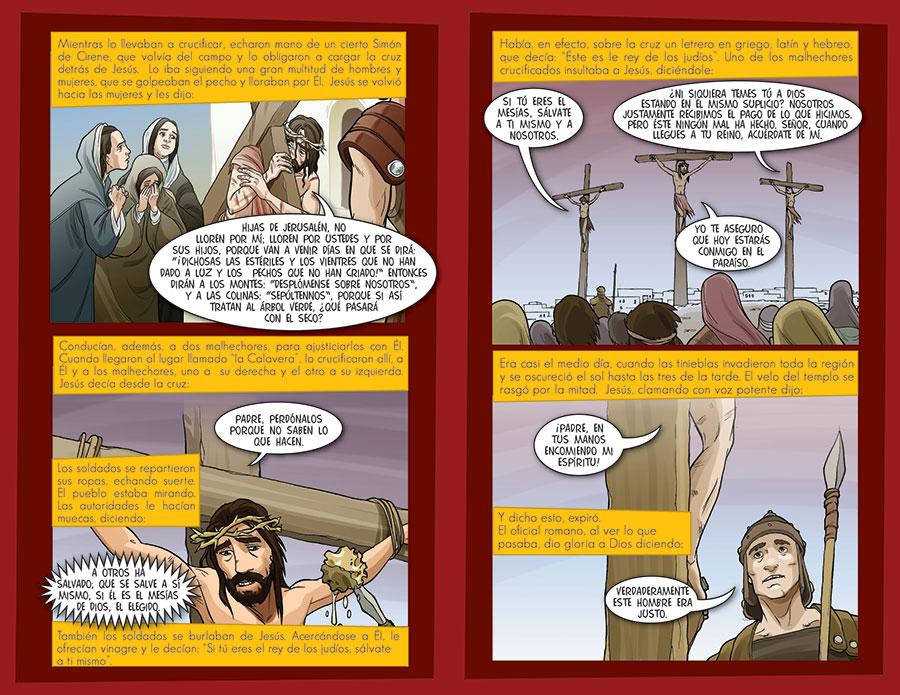 EVANGELIO DOMINICAL EN CÓMIC:(DOMINGO DE RAMOS)  24 DE MARZO DEL 2013