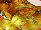 Receta Pollo horno vino blanco