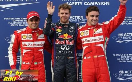 RESUMEN DE LA POLE POSITION AL GP DE MALASIA 2013 - VETTEL SE IMPONE EN LA LLUVIA