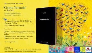 PRESENTACIÓN DE ´CIENTO VOLANDO', POEMARIO DE BERBEL