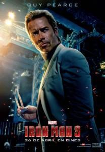 Póster español de Aldrich Killian para Iron man 3