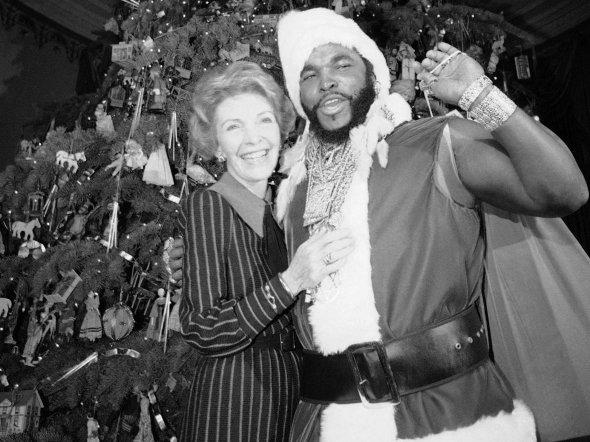 Curiosiosos encuentros: Nancy Reagan y Mr T