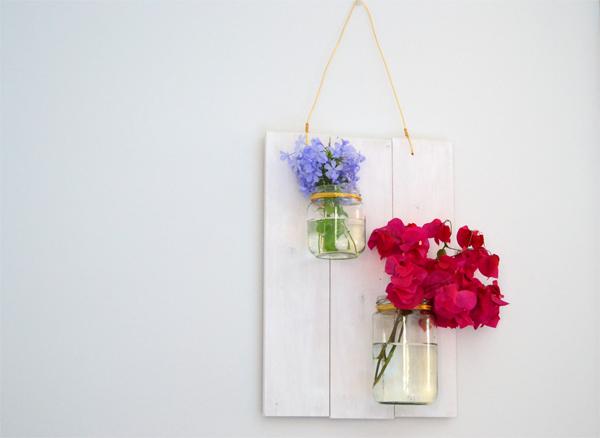 DIY: florero o jadín colgante