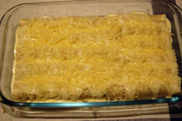 Canelones de rape y gambones. Unos canelones diferentes