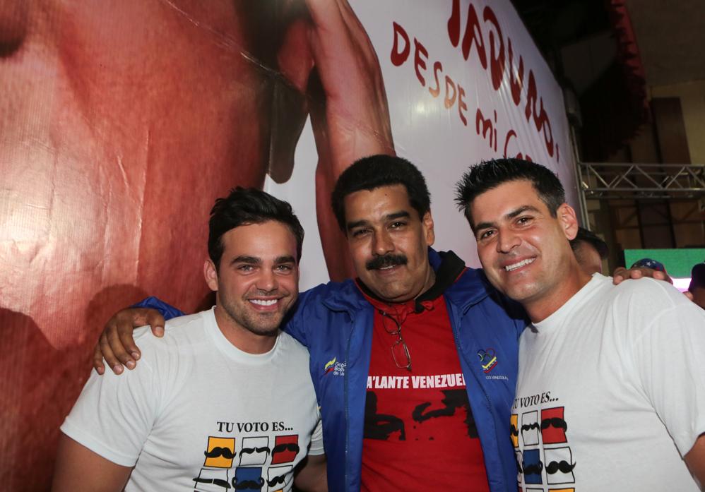 Susej Vera, Winston Vallenilla, Layla Succar y “Coko” Sosa presentes con Maduro en Aragua (EN FOTOS)