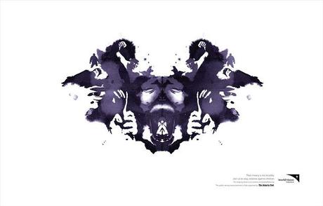 Anuncio gráfico del test de Rorschach Anuncio gráfico del test de Rorschach