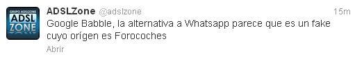 ADSLZone Google Babble