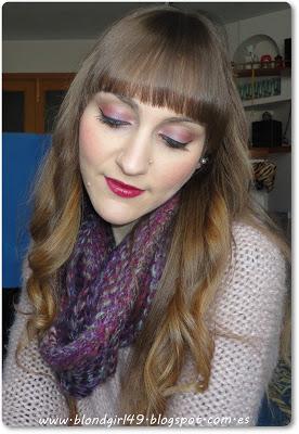 Look de maquillaje aframbuesado