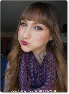 Look de maquillaje aframbuesado