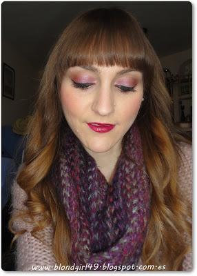 Look de maquillaje aframbuesado