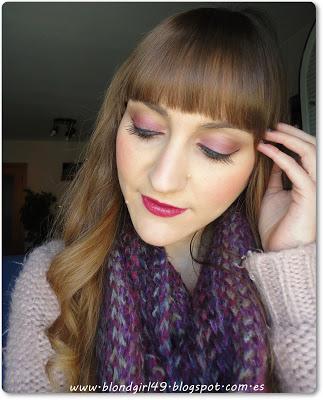 Look de maquillaje aframbuesado