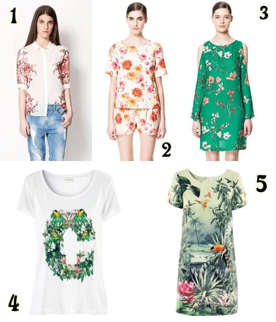 Tendencia: estampado de flores