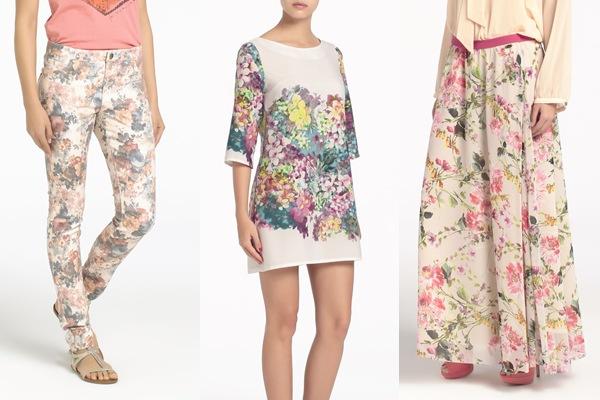 Tendencia: estampado de flores