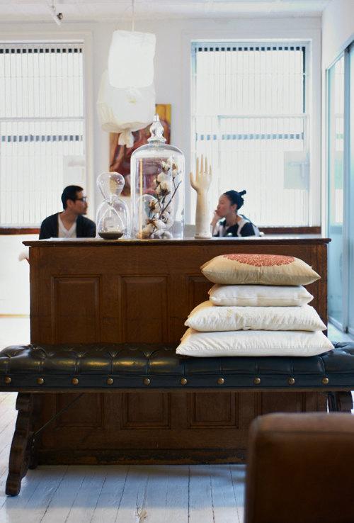 Ladrillo y mucho vintage en Tribeca