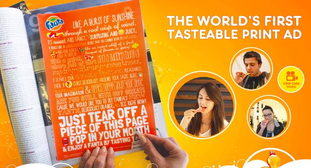 ¿Alguna vez has comido un anuncio?