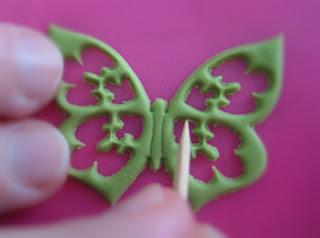 Paso a paso - Mariposas de fondant