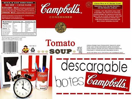 Etiquetas para imprimir Campbell´s