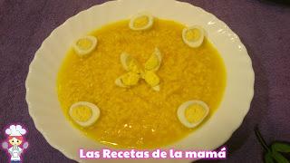 Receta de arroz caldoso con huevos de codorniz