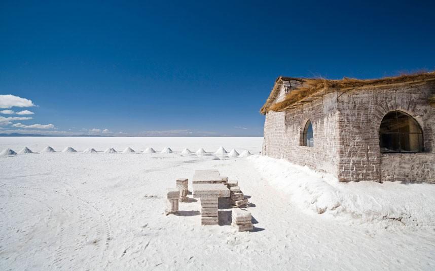 Hotel de sal en Bolivia