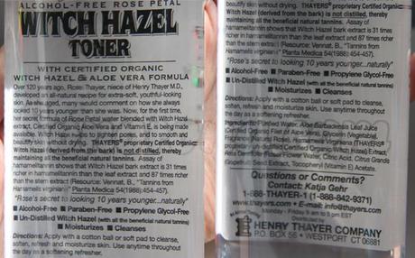 Tónico facial | Thayers Rose Petal with Aloe Vera