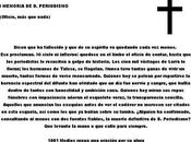 Dicen periodismo muerto,