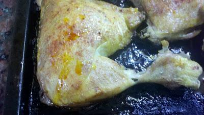 Pollo con limon y mostaza