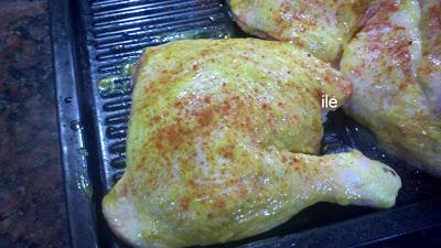 Pollo con limon y mostaza