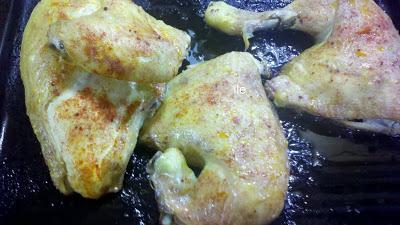 Pollo con limon y mostaza