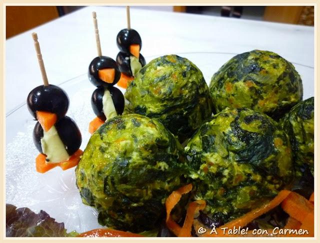 Flan de Espinacas y Hortalizas